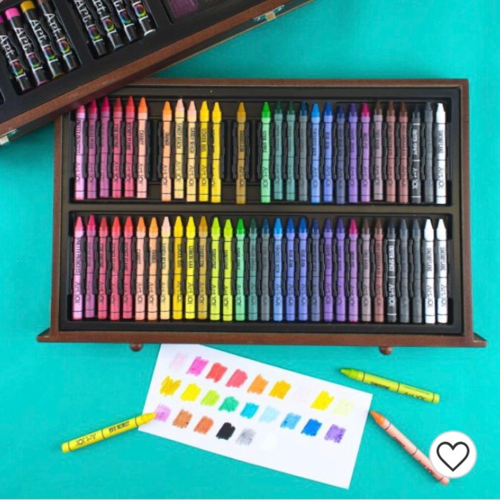 ART 101 BUDDING ARTIST - NWT 138-piece art set in wooden box. Unopened! - Picture 4 of 15